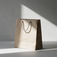 Luxuriöse marokkanische schwarze Einkaufstasche aus Papier mit goldgeprägtem Logo für Büro und Bekleidung/Pelz, bedruckte Papierkarton-Tragetaschen