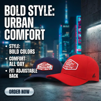 Moda Sport di lusso regolabile con logo personalizzato di stampa ricamato in cotone 6 pannelli non strutturati cappellino da Baseball cappelli da camionista per uomo