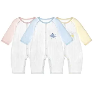 ملابس أطفال قصيرة من القطن للأطفال بعمر 0-6 أشهر للبيع بالجملة مجموعة ملابس رومبير للأطفال حديثي الولادة مصنوعة من الخيزران 100% الأعلى مبيعاً