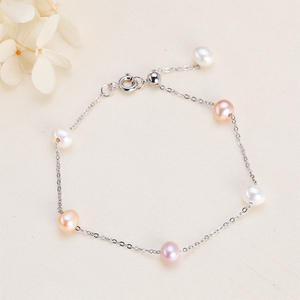 Zhuji Wholesale Fashion Versatile Freshwater <b>Pearl</b> <b>Bracelet</b> Simple Copper with <b>Gold</b>-Plated Finish Ins Style Gift - Product Image 2