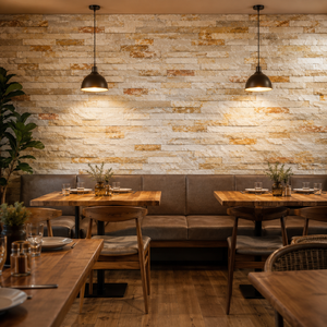 Modern Faux Stone Wall Cladding 3D Decorative Big Slab Artificial <b>Granite</b> Look Panel for Interior Exterior Hotel - Product Image 4