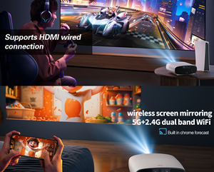 Projecteur intelligent Yinzam <span class=keywords><strong>Q7</strong></span> 1080p avec mise au point automatique et évitement d'obstacles, luminosité de 600 lumens ANSI pour une expérience home cinéma - Product Image 3