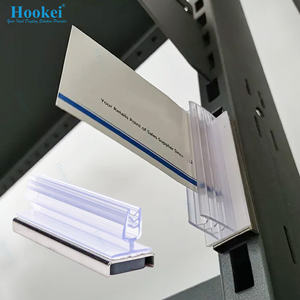 Soporte magnético de plástico Hookei para etiquetas de precio con pinza de PVC - Product Image 1