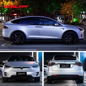 فيلم تغليف سيارات عالي الجودة بلون وردي أميري، مصنوع من مادة PET غير لامعة، قابل للإزالة، مناسب لتغليف هيكل السيارة - Product Image 6