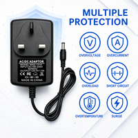 Alimentation électrique murale 12V 1.5A 18W à prix d'usine en gros pour routeur sans fil et concentrateur de commutation réseau