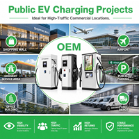 Borne de Recharge Électrique Intelligente OCPP 60 kW 120 kW 160 kW, Neuf, Écran LCD 32 Pouces, Sur Pied pour Véhicules Électriques