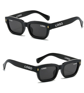 DL GLASSES 2024 Valentine Gafas de moda Gafas cuadradas pequeñas Lente azul Lunettes Rice Nails Gafas de Sol de moda <span class=keywords><strong>personalizadas</strong></span> - Product Image 3