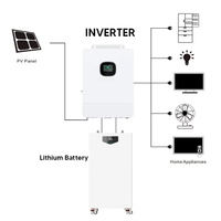 Système d'Inversion Hybride Américain Monophasé 10kW + Batterie LiFePO4 32kWh + 18 Panneaux Solaires 620W 48V pour Stockage d'Énergie Domestique Hors Réseau 120/240V