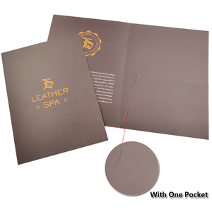 Tùy Chỉnh Độc Đáo Luxury Logo A4 <span class=keywords><strong>A5</strong></span> Tập Tin Giấy Trình Bày Thư Mục Với Danh Thiếp Khe Cắm Thư Mục - Product Image 5