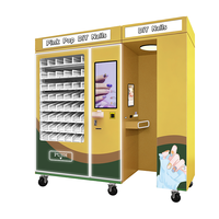 Máquina Expendedora de Impresoras de Arte de Uñas de Autoservicio para Centros Comerciales, Cuerpo de Vidrio Templado, Múltiples Opciones de Pago, Monitoreo Remoto