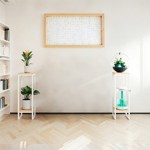 Support à fleurs sur pied de style nordique pour plantes suspendues (Pothos, Araignées) – Décoration intérieure pour salon - Product Image 3