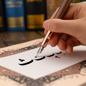 Penna Stilografica a Punta Larga con Punta Incisa per <span class=keywords><strong>Calligrafia</strong></span> Araba e Tibetana, Punta Inclinata 123mm - Product Image 2