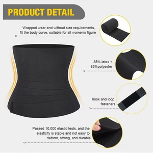 Nhà máy OEM và ODM dây đeo thắt lưng đôi vành đai nén Cincher Corset tráng Neoprene eo huấn luyện viên của phụ nữ giữ gìn - Product Image 3