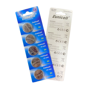Euunicell – lot de 5 piles CR2450, <span class=keywords><strong>3v</strong></span>, piles bouton au Lithium, <span class=keywords><strong>pile</strong></span> <span class=keywords><strong>CR</strong></span> <span class=keywords><strong>2450</strong></span> pour jouets et appareils ménagers - Product Image 3