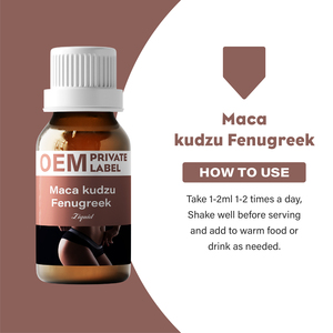 Produttore OEM/ODM Maca Kudzu fieno greco liquido femminile per la cura personale delle donne prodotto Booster energia immunità supporto bevanda a base di erbe - Product Image 5