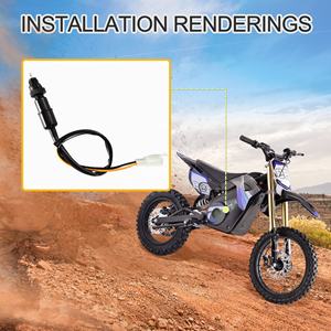 GOOFIT Universal 2-Draht-Motorrad-Bremslichtschalter für ATV Offroad Scooter Mini Dirt Bike - Product Image 6