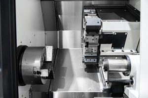 Máquina automática de torno CNC de un solo husillo Control de sistema de torneado Horizontal 380V cama inclinada CNC cama plana Fanuc - Product Image 2