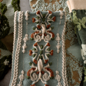 Chaussettes rétro en coton pur pour femmes, respirantes, motif Floral, Jacquard, <span class=keywords><strong>Tube</strong></span> central - Product Image 2