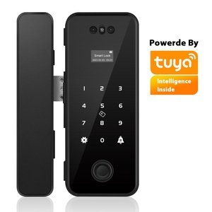 Cerradura Inteligente para Puerta de Vidrio con Reconocimiento Facial, Huella Dactilar, Wifi y RFID, Compatible con la Aplicación Tuya - Product Image 1