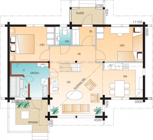 Petite maison préfabriquée sur roue Mobil House Remorque Maison - Product Image 4