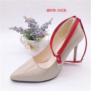 Metal <b>Buckle</b> High Heel Shoe <b>Strap</b> Anti-Slip Ankle <b>Strap</b> For Women Shoes - Product Image 2