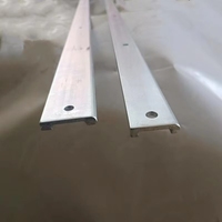 Riel guía universal Mitsubishi para puertas de ascensor, riel deslizante para puertas de cabina, riel guía superior de puerta / ranura para lamas