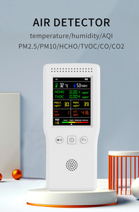 <span class=keywords><strong>Monitor</strong></span> de qualidade do ar 9 em 1 multifuncional com display automático para escritório interno TVOC PM <span class=keywords><strong>CO2</strong></span> Detector de ar - Product Image 5