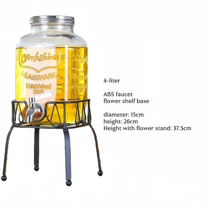 Robinet ABS transparent 4L + support à fleurs