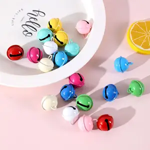 Hot Sale Nieuwe Kleurrijke Candy Color Metal Ronde Mini Bell 22Mm Bell Diy Kerstboom Decoratie Proces Accessoires Bell