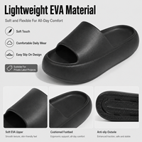 Sandalias de Plataforma EVA con Logotipo Personalizado, OEM ODM, Suela Gruesa, Punta Abierta, para Mujer, Venta al Por Mayor