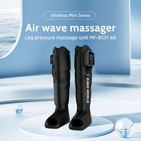 Bottes de récupération sportive à compression d'air numérique à 6 chambres avec écran tactile LED pour la relaxation des muscles des jambes