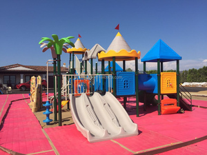 Tobogán de Parque Infantil Comercial, Juegos Infantiles al Aire Libre, Modelo QX-062A - Product Image 4