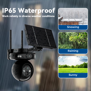 Nueva Cámara de Seguridad Inalámbrica 4G para Exteriores, con Giro e Inclinación, Energía Solar, Sensor CMOS de 4MP, Visión Nocturna en Color, Compatible con la Nube, UBOX - Product Image 6