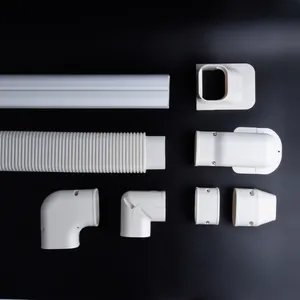 Air Conditioner Duct Pipe Trunking AC Line Set PVC Air Duct Cover AC Pipe Cover for HVAC Systems