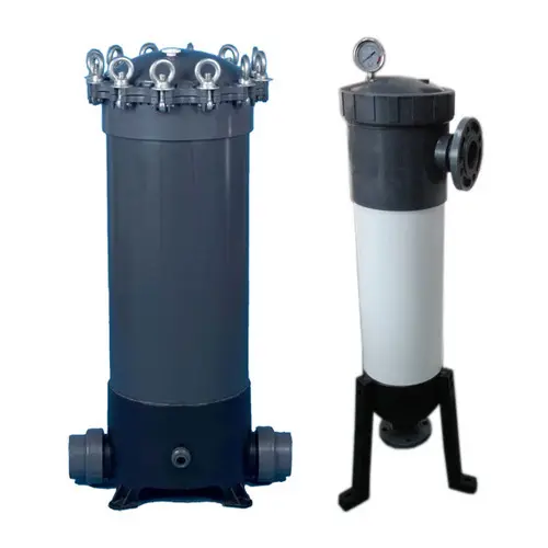 Pp pvc upvc kunststoff beutel filter gehäuse patronen gehäuse für flüssiges wassersystem