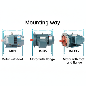 AY MY 63 Frame 0.18kW Monofásico 220 230 240 Volt 0.25HP 1400RPM Condensador de alto par Arranque IP54 IP55 Motor eléctrico de aluminio - Product Image 1