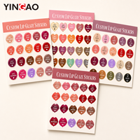 Étiquettes personnalisées pour gloss à lèvres, autocollants adhésifs imperméables avec logo pour rouges à lèvres, vernis à ongles et mascara, feuilles d'autocollants personnalisées découpées à la forme.