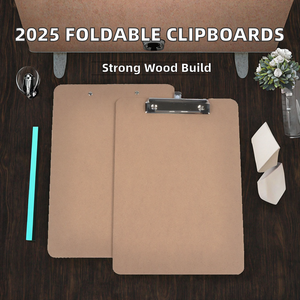 NUEVO Portapapeles Plegable Personalizado A4 A5 A3 2026, de MDF, Metal, Madera, Acrílico, para Sublimación, Almacenamiento, Oficina, <span class=keywords><strong>Memu</strong></span>, Memo Board - Product Image 2