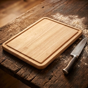 <span class=keywords><strong>Planche</strong></span> à découper <span class=keywords><strong>KitchenAid</strong></span> Classic en bois d'hévé<span class=keywords><strong>a</strong></span>, avec rainure périphérique, design réversible, facile à nettoyer, 11 pouces x 14 pouces, naturelle - Product Image 2