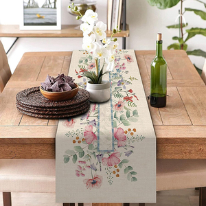 Luxury Waterproof Cotton Placemat Set Korean Style Plaid Table Mats Knitted Lace Fabric <strong>Wedding</strong> Use Washable Place Mats - Product Image 1