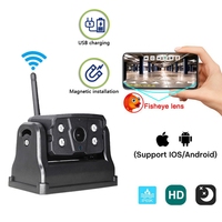 Enregistreur vidéo sans fil 720p pour voiture, système d'enregistrement de conduite, vision nocturne, DVR pour camion, enregistreur solaire WiFi, vente chaude