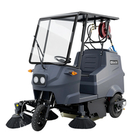Nouvelle Arrivée Balayeuse Électrique Commerciale à Haute Efficacité de Nettoyage, 2 Brosses Latérales, Largeur de Nettoyage 1600mm, Vitesse 35km/h