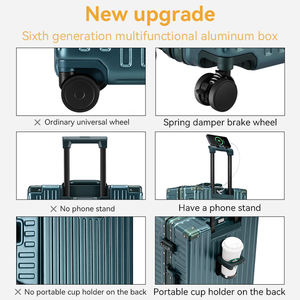 Roaming กระเป๋าเดินทางขนาดกลาง, กระเป๋าเดินทางขนาดกลางกระเป๋าเดินทางพร้อมระบบเบรกทำจากอะลูมิเนียม - Product Image 5