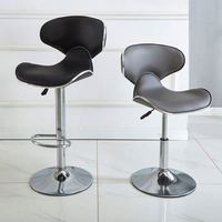 Tabouret de bar en métal avec revêtement en poudre, résistant à la rouille, facile à nettoyer