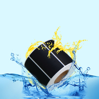 Label Kertas Sintetis PP Hitam Pita Karbon Emas Matte Putih 100 80 70 65 60 50 40 30 Printer Transfer Termal Dari Hebei