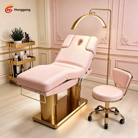 Table de massage électrique moderne à 3 moteurs avec éponge haute densité pour équipement de salon professionnel