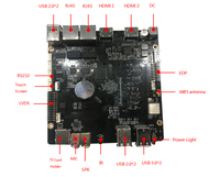 Boîtier TV Factory Rockchip Rk3399 Linux BT4.0 4 Go de RAM 64 Go de ROM pour affichage numérique