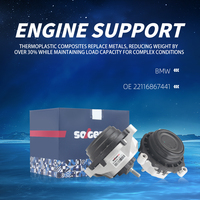 Supporto Motore Disponibile in Lotti, Compatibile con BMW Serie 1 e 3, OE 22116867441, Ricambio Sospensione Auto Commerciale