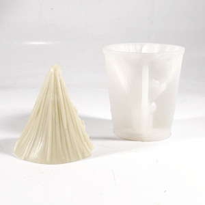 Silicone Mold For 3D Wedding Dress Candle Making Custom Shape Cake Mold For Commercial Use - Product Image 3