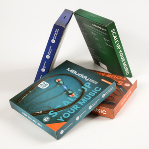 Carpeta de Cartón Cuadrada Gruesa Plegable y Reciclable Personalizada con Asa para Embalaje de Electrónica de Consumo, Color Personalizado - Product Image 3